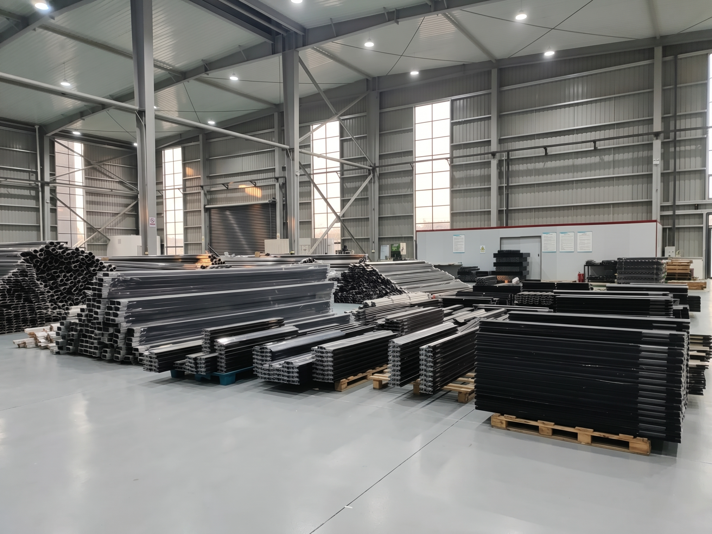 Materials in factory